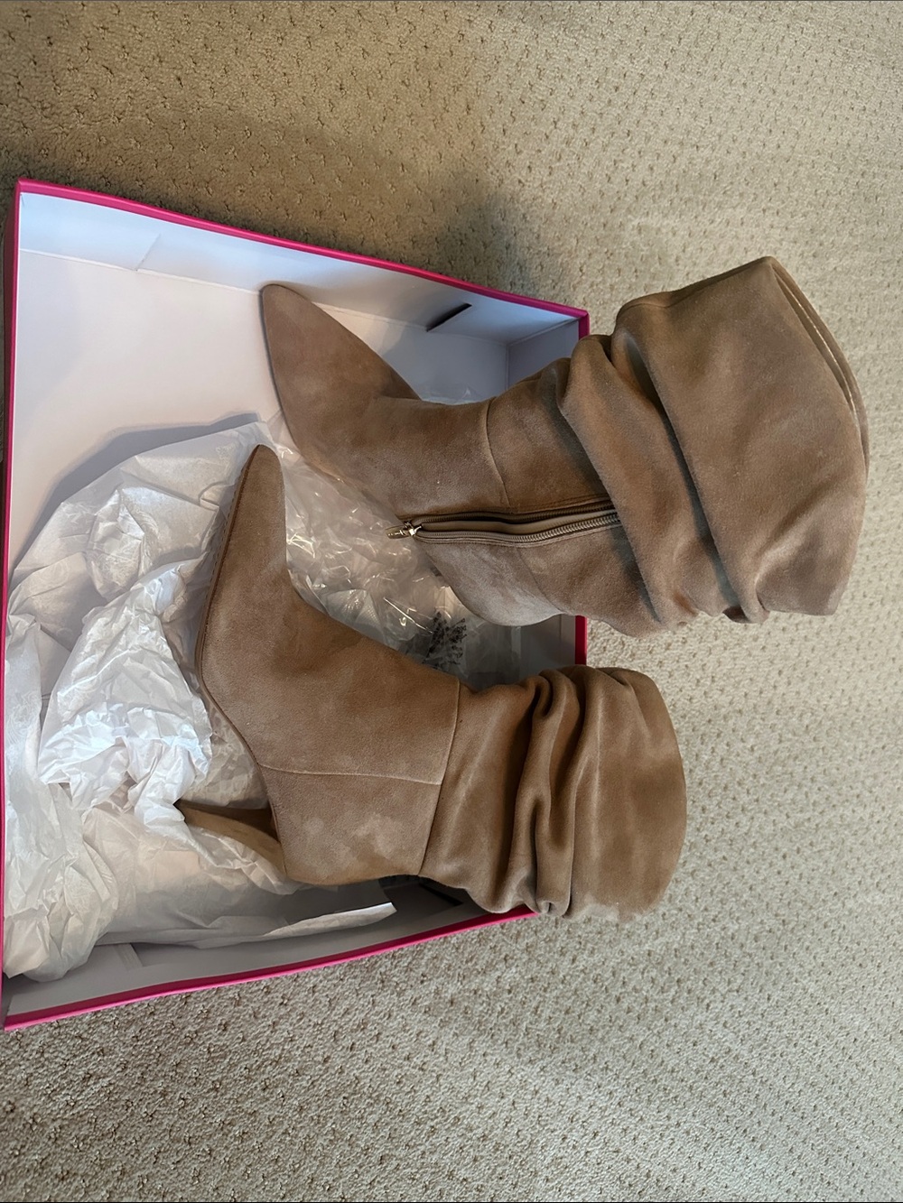 Vince Camino Suede Heel Boot
